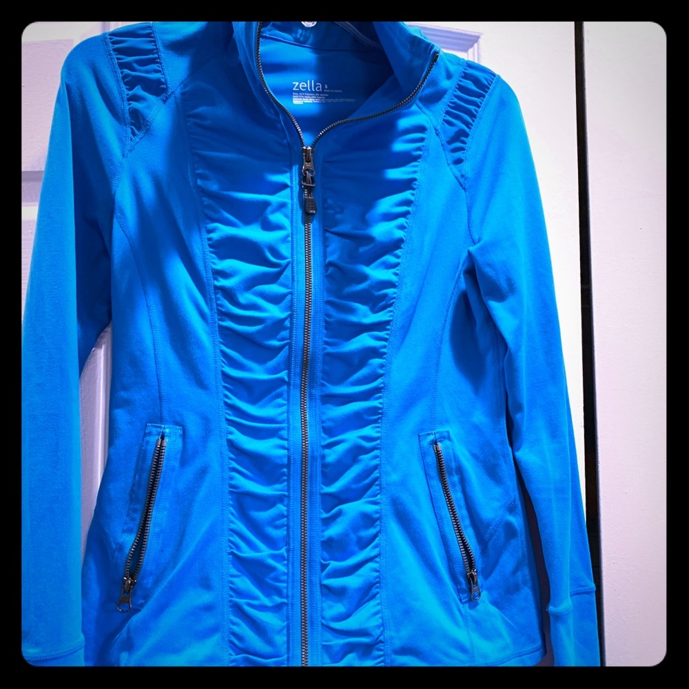 Zelle Ribbed Detail Track Jacket